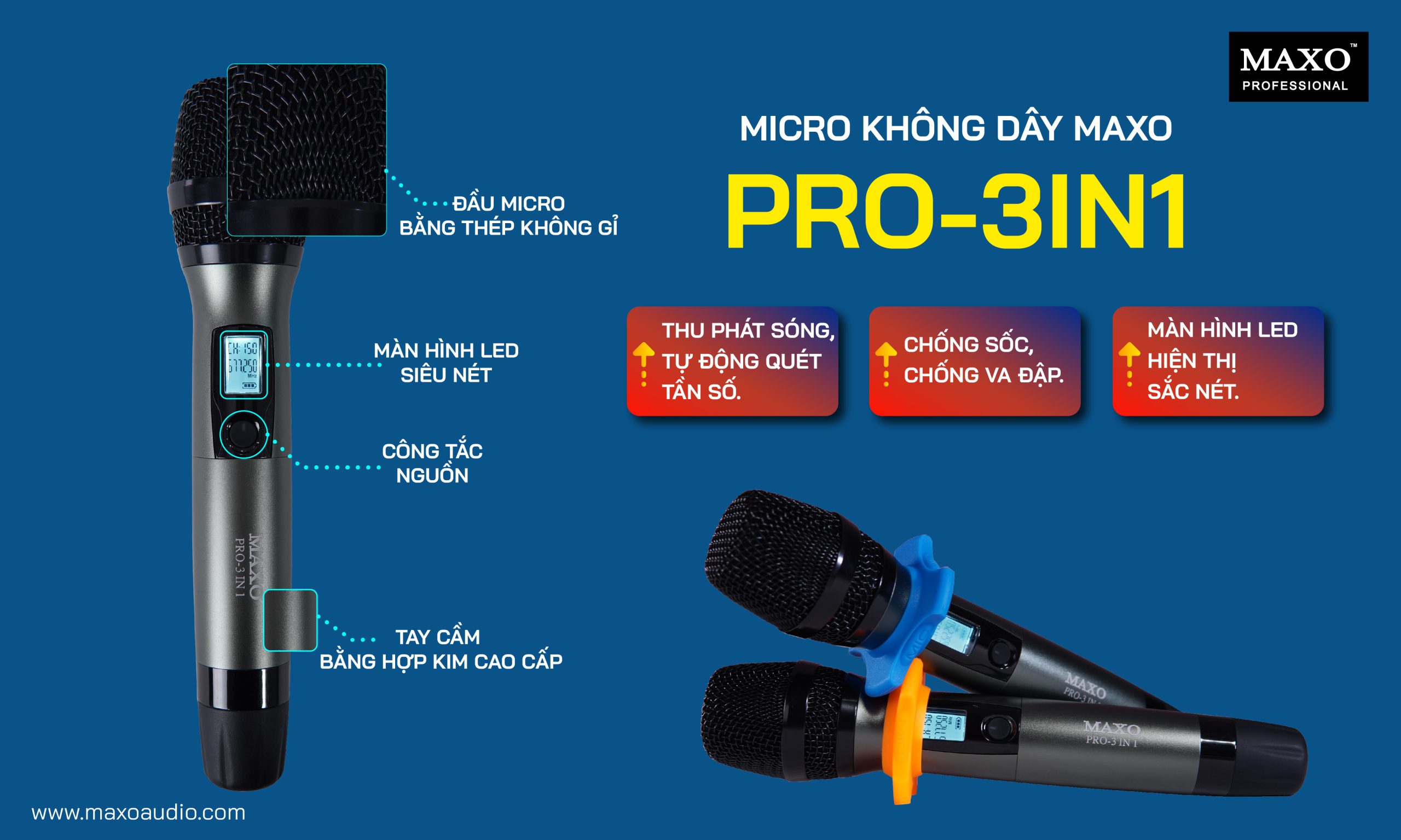 Amplifier-3In1-PRO450-micro-khong-day-maxo