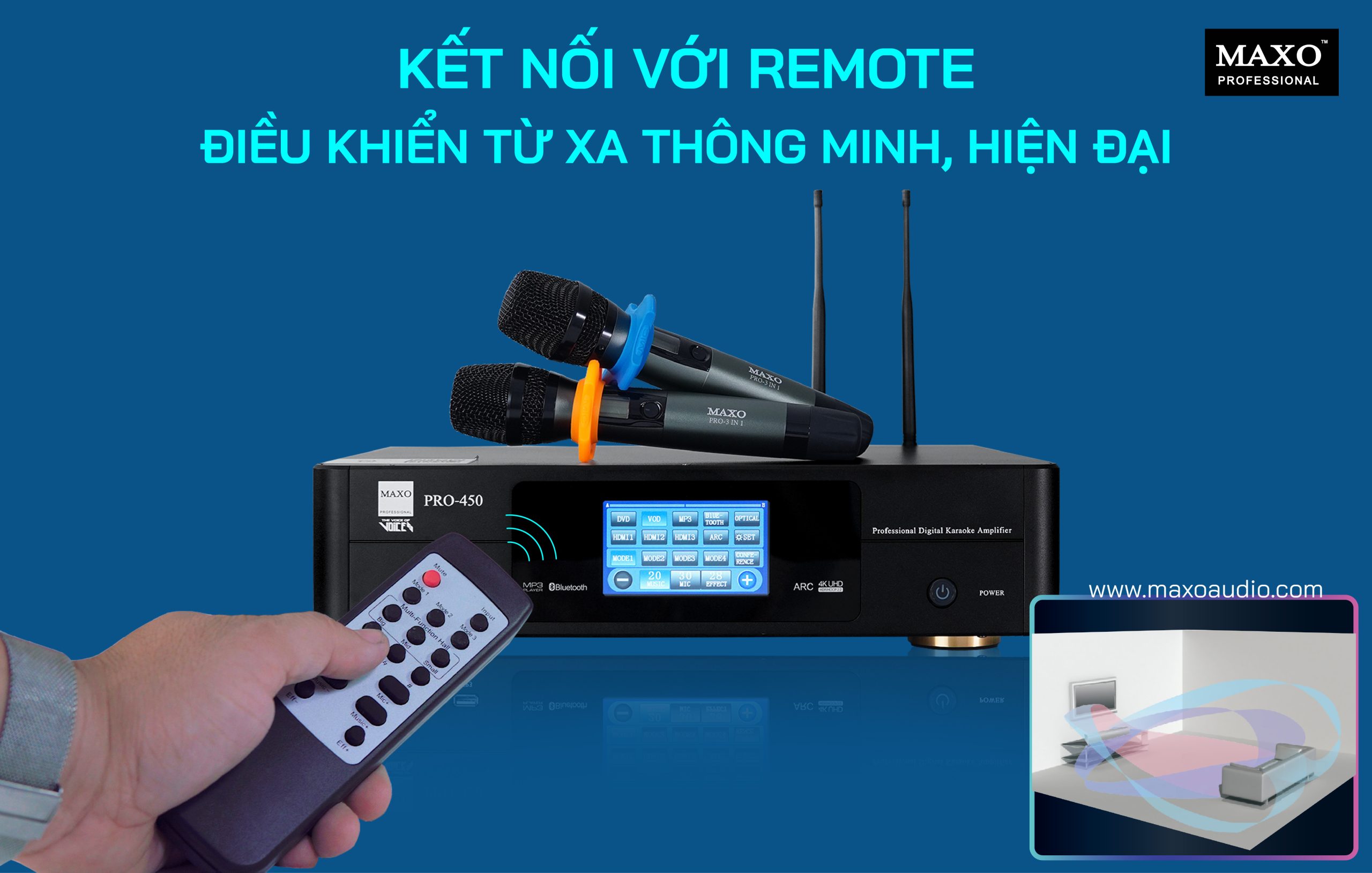 Amplifier-3In1-PRO450-trang-bi-remote-dieu-khien-tu-xa