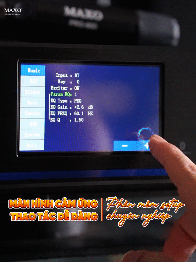 amplifier-3in1-pro600-man-hinh-cam-ung-thao-tac-de-dang-phan-mem-setup-chuyen-nghiep