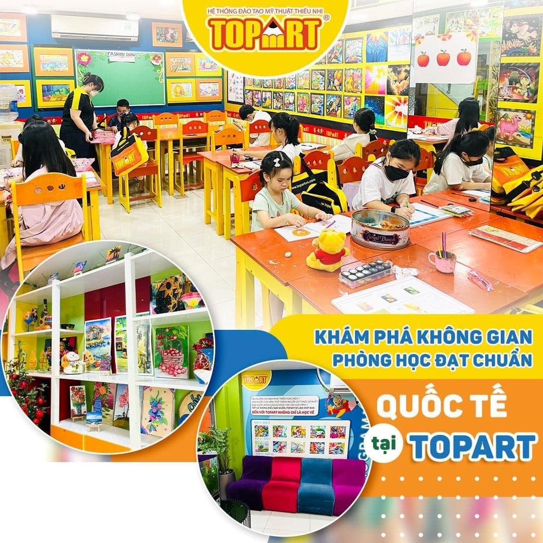 Tự hào là mô hình học vẽ Topart chuẩn quốc tế