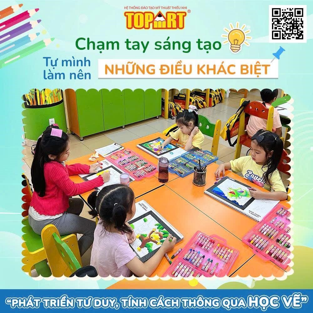 Để con được thỏa sức sáng tạo tại lớp học vẽ cho bé tại Gia Lai