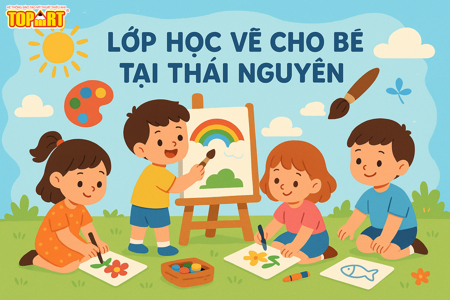 Tại sao nên mở lớp học vẽ cho bé tại Thái Nguyên?