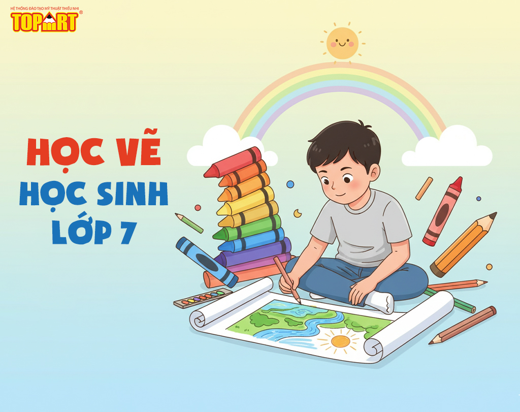 Học sinh lớp 7 học vẽ có quá muộn không?
