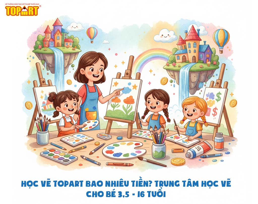 Học vẽ tại Topart tốn bao nhiêu tiền?